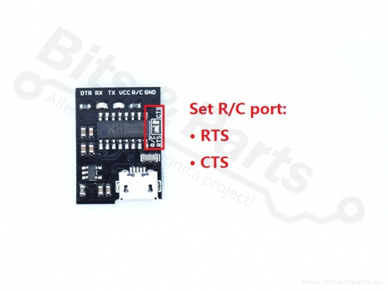 Converter USB to serial UART CH340G breakout 3,3V/5V
